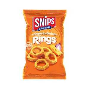Snips Chips Cheese & Onion Rings 165G