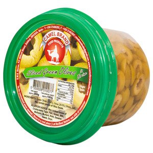 Camel Brand Pitted Green Olives 280G