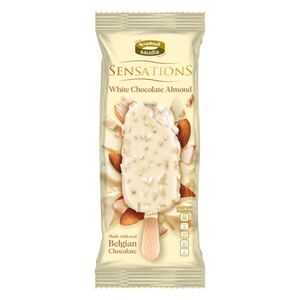Saudia Ice Cream Sensation White Chocolate Almond Ice Cream Stick 105 Ml