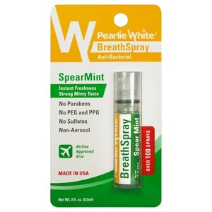 Pearlie White Breath Spray Spearmint 8.5Ml