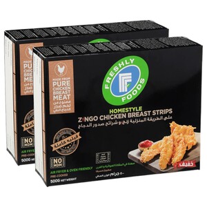 Freshly Foods Chicken Breast Strips Zingo 500G X2