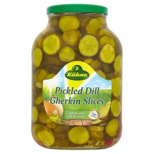Kühne Picked Dill Gherkin Slices 2450G