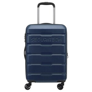 Delsey Citadel 4 Wheel Expandable Cabin 54Cm Blue Hard Trolly