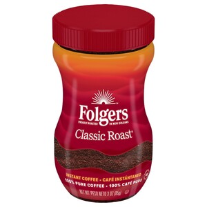 Folgers Classic Roast Instant Coffee 85G