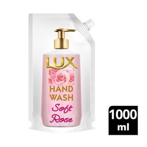 Lux Handwash Soft Rose Pouch 1 L