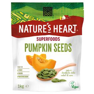 Nature's Heart Superfoods Pumpkin Seeds 1Kg