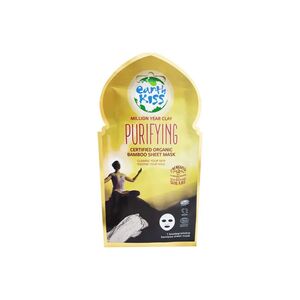 Earth Kiss Million Year Clay Purifying Certified Organic Bamboo Sheet Mask