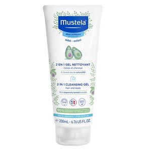 Mustela Baby 2 In 1 Hair & Body Cleansing Gel 200Ml