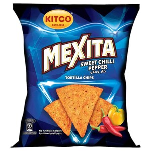 Kitco Mexita Tortilla Chips Sweet Chilli Pepper 180G