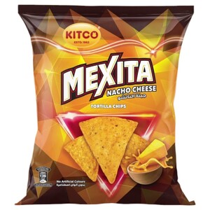 Kitco Mexita Tortilla Chips Nacho Cheese 40G