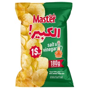 Master Potato Chips Salt And Vinegar 180G