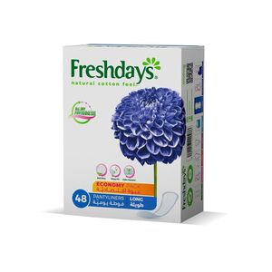 Fresh Days Maxi Pads Fit Long Liners 48 Pcs