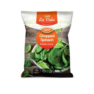 La Vida Frozen Spinach Chopped 400G