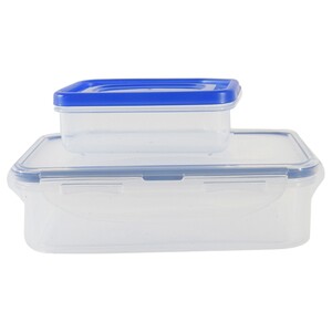 Locknlock Rectangular Food Container With Sauce Tray-550Ml-Hpl815l Hpl81