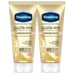 Vaseline Body Lotion Gluta-Hya Flawless Glow 200Ml X2