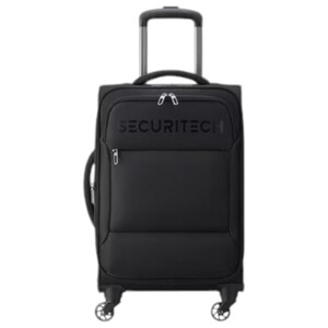 Delsey Vanguard 4 Wheel 70 Cm Black Soft Trolly