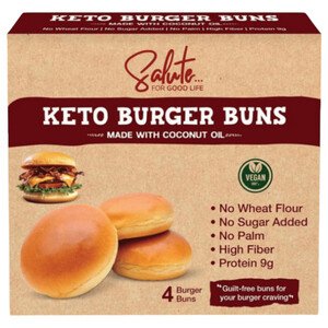 Keto Salute Burger Bun 4 Pieces 200G