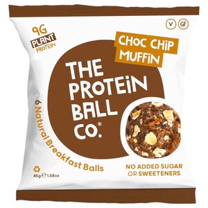 The Protein Ball Co. Choc Chip Muffin 45G