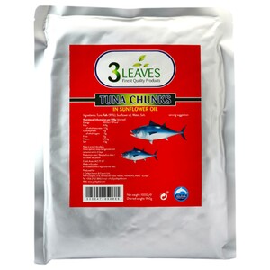 3 Leaves Tuna Chunks In Sunflower Oil 1Kg
