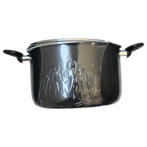 Jumbo High Pot 24 Cm With Lid Black