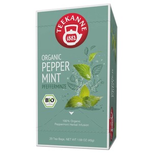 Teekanne Organic Peppermint 20 Pieces 45G