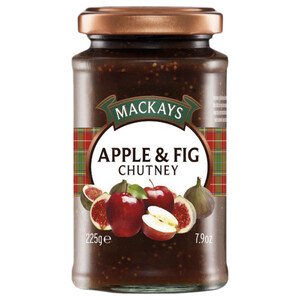 Mackays Chutney Apple & Fig 225G
