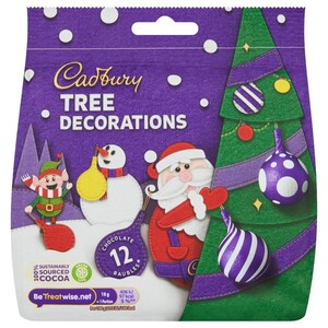 Cadbury Tree Decorations Chocolate Bag 72G