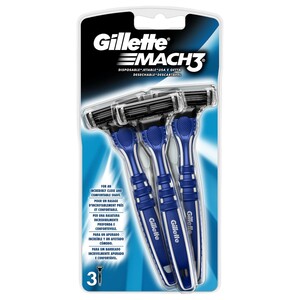 Gillette Mach3 Disposable Razors 3 Pieces