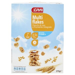 Crai Multi Flakes Fiocchi Di Riso E Frumento Integrale 375G