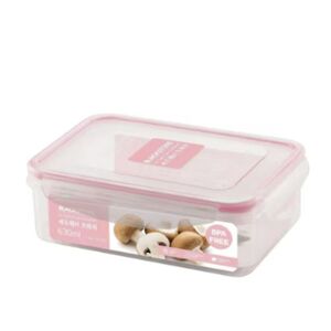 Blackstone Air-Tight Food Container Is031 Clear Pink 630 Ml