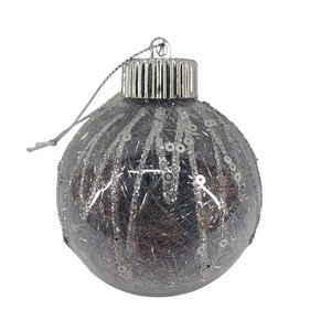 Faddoul Christmas Tree Decoration Silver 6Pcs