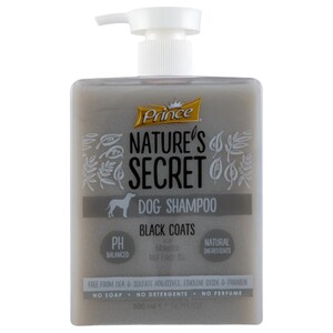 Prince Nature's Secret Dog Shampoo Black Coats With Morocco Nut Fruit Oil 500Ml
