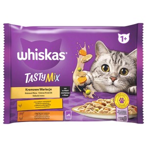 Whiskas Tasty Mix Creamy Creations 85G X4