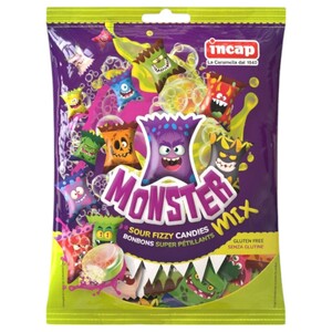 Incap Monster Sour Fizzy Candy 150G