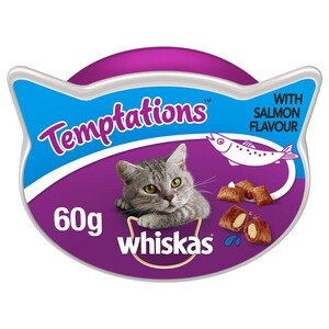 Whiskas Temptations Salmon 60G