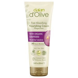 Dalan D'olive Hand & Body Cream Organic Grape Seed 250Ml