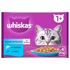 Whiskas Cat Food With Ocean Fish 85G X4