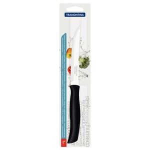 Tramontina Knife 5" Steak Black Athus 23081905