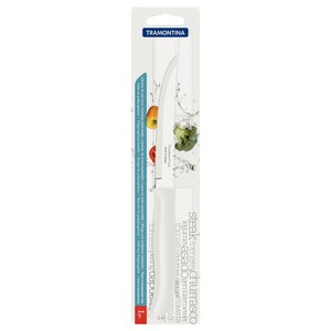 Tramontina Knife Plain Edge 5" Steak White