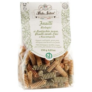 Pasta Natura Organic Fusilli Red Lentil Pea Chickpea 250G