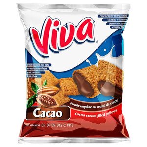 Viva Cacao Cream Filled Pillows 100G