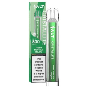 Salt Cristallite Vape Fresh Menthol Mojito 800 Puffs 20Mg 2Ml
