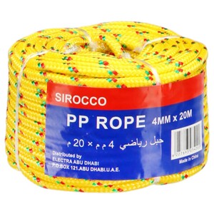 Sirocco Plastic Rope Poly Propylene 4Mm X 20M