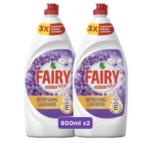 Fairy Dishwash Liquid Lavender 800 Ml Pack Of 2
