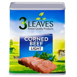 3 Leaves Corned Beef Lite 340G