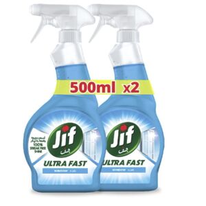 Jif Multi-Purpose Cleaner Spray 500 Ml + Window Spray 500 Ml
