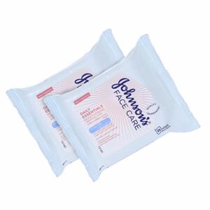 Johnson's Facial Wipes Nourishing 25 Pcs Pack Of 2