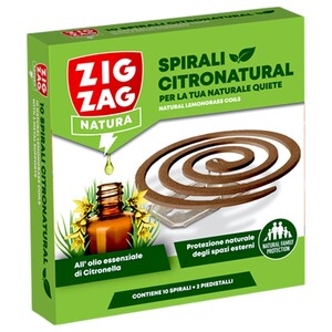 Zig Zag Citronella Coils 10 Pieces