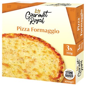 Gourmet Royal Pizza Formaggio 3 Pieces 1050G