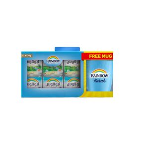 Rainbow Evaporated Milk  12 X 170G + Mug Free Offer